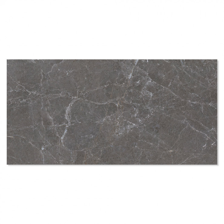 Marmor Klinker Saphir Mörkgrå Blank 60x120 cm-1